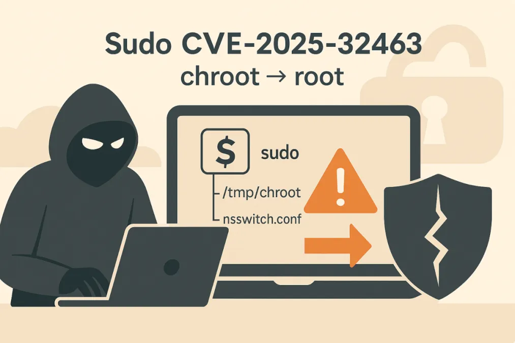 Sudo CVE-2025-32463 (CVSS 9.3)